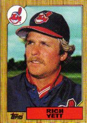 1987 Topps Baseball Cards      134     Rich Yett